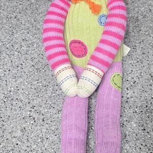 Seasons of Cannon falls Patchwork Sock Monkey Preloved condition!